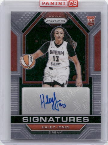 2023 Haley Jones Panini Prizm ROOKIE SIGNATURE AUTO AUTOGRAPH RC #SG-HJN Atlanta Dream