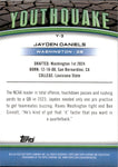 2024 Jayden Daniels Topps Chrome YOUTHQUAKE ROOKIE RC #Y-3 Washington Commanders