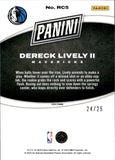 2024 Dereck Lively II Panini Black Friday PURPLE ROOKIE 24/25 RC #RC5 Dallas Mavericks