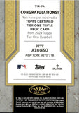 2024 Pete Alonso Topps Tier One TRIPLE JERSEY 34/49 RELIC #T1R-PA New York Mets