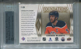 2020-21 Connor McDavid Upper Deck The Cup FOUNDATIONS QUAD PATCH 1/5 RELIC BGS 9 #FCM Edmonton Oilers 7873