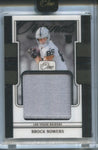 2024 Brock Bowers Panini One ROOKIE ORIGINALS JUMBO PATCH 66/99 RELIC RC #OOP-BBS Las Vegas Raiders