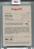 2021 Derek Jeter Topps Project 70 Claw Money 1956 TOPPS #350 New York Yankees HOF