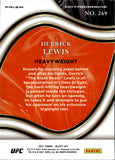 2021 Derrick Lewis Panini Select UFC SILVER DISCO OCTAGONSIDE  #269 Heavyweight