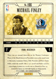 2014-15 Michael Finley Panini Gold Standard 21/79 #196 Dallas Mavericks