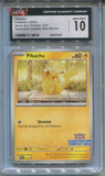 2025 Pikachu Pokemon Illustration Contest 2024 WINNER BLACK STAR PROMOS CGC 10 #214 0167