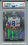2021 Troy Aikman Panini Spectra SUPER BOWL SIGNATURES AUTO AUTOGRAPH SP PSA 8 #TA Dallas Cowboys HOF 5901
