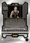 2023-24 Victor Wembanyama Panini Prizm ROOKIE RC #136 San Antonio Spurs