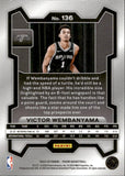 2023-24 Victor Wembanyama Panini Prizm ROOKIE RC #136 San Antonio Spurs