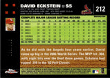 2007 David Eckstein Topps Chrome WHITE REFRACTOR 578/660 #212 St. Louis Cardinals