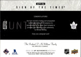 2023-24 Michael Bunting Upper Deck SP Authentic SIGNS OF THE TIMES AUTO AUTOGRAPH #SOTT1-BU Toronto Maple Leafs