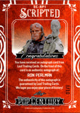 2024 Ron Perlman Leaf Pop Century SILVER SHIMMER AUTO 01/10 AUTOGRAPH #SC-RP1 Hellboy