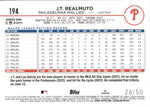 2024 J.T. Realmuto Topps Series 1 EASTER FLOWERS 26/50 #194 Philadelphia Phillies