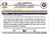 2024 Joey Loperfido Topps Chrome ROOKIE REFRACTOR AUTO 197/499 AUTOGRAPH RC #AC-JOE Houston Astros
