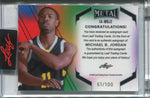 2024 Michael B. Jordan Leaf Metal THE IMMORTALS BLUE AUTO 061/100 AUTOGRAPH #IA-MBJ2 Creed