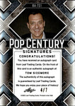 2022 Tom Sizemore Leaf Pop Century PINK MOJO AUTO 4/7 AUTOGRAPH #BA-TS1 Saving Private Ryan