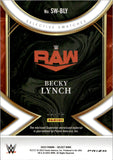 2023 Becky Lynch Panini Select WWE BLUE SELECTIVE SWATCHES SHIRT 12/49 RELIC #SW-BLY Monday Night Raw