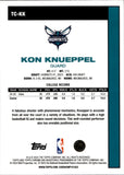 2025-26 Kon Knueppel Topps 1980-81 TOPPS CHROME SILVER PACK ROOKIE RC #TC-KK Charlotte Hornets