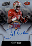 2022 Jerry Rice Panini Mosaic SUPER BOWL SIGNATURES PRIZM SSP AUTO AUTOGRAPH #SBXXIX-JR San Francisco 49ers HOF