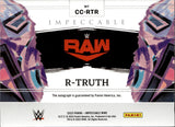 2023 R-Truth Panini Impeccable WWE CANVAS CREATIONS AUTO 29/75 AUTOGRAPH #CC-RTR Monday Night Raw