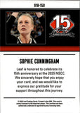 2025 Sophie Cunningham Leaf 15TH ANNIVERSARY 1991 DESIGN PINK SHIMMER 8/8 #91B-150 Indiana Fever