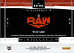 2022 The Miz Panini Impeccable WWE ELEGANCE HOLO SILVER SHIRT AUTO 17/25 AUTOGRAPH RELIC #EM-MIZ Monday Night Raw