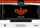 2022 The Miz Panini Impeccable WWE ELEGANCE HOLO SILVER SHIRT AUTO 17/25 AUTOGRAPH RELIC #EM-MIZ Monday Night Raw