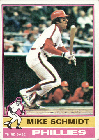 1976 Mike Schmidt Topps #480 Philadelphia Phillies HOF BV $30