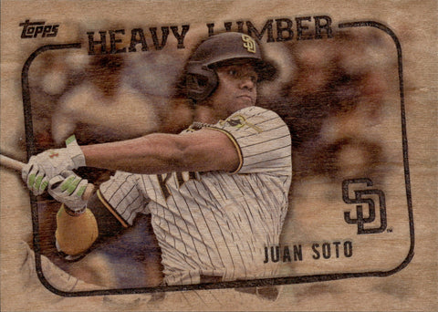 2023 Juan Soto Topps SP HEAVY LUMBER #HL3 San Diego Padres