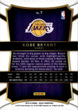 2015-16 Kobe Bryant Panini Select Los Angeles Lakers #7 1