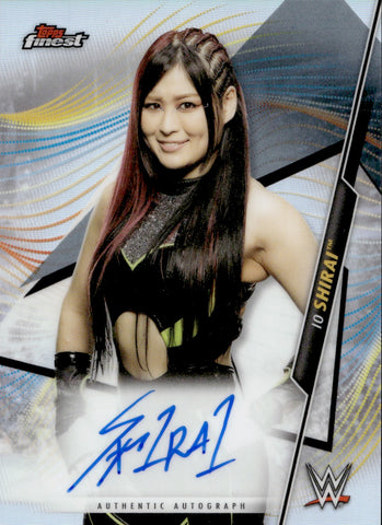 2020 Io Shirai Topps Finest WWE AUTO AUTOGRAPH #A-IO NXT 1