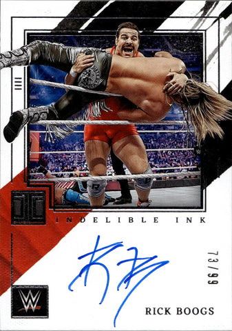 2022 Rick Boogs Panini Impeccable INDELIBLE INK AUTO 73/99 #IN-RBG