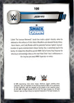 2025 Jacob Fatu Topps Chrome WWE GOLD REFRACTOR 02/50 #100 Friday Night Smackdown