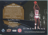 2012-13 Elvin Hayes Autograph Upper Deck Exquisite Basketball DIMENSIONS #D-EH AUTO UNIVERSITY OF HOUSTON COUGARS
