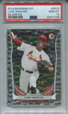 2014 Luke Weaver Bowman Draft Picks 1ST BOWMAN SILVER ICE ROOKIE RC PSA 10 #DP23 St. Louis Cardinals 1798