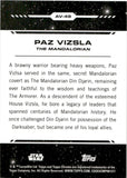 2024 Star Wars Topps Chrome Paz Vizsla #AV-49 20/50 GOLD REFRACTOR AUREBESH SP