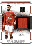 2024-25 Bruno Fernandes Relic Panini Impeccable Premier League #MA-BFE 25/40 SILVER IMPECCABLE MATERIALS MANCHESTER UNITED