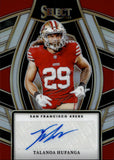 2023 Talanoa Hufanga Panini Select SELECT SIGNATURES PRIZM San Francisco 49ers #SELS-THU