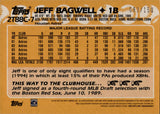 2023 Jeff Bagwell Topps Series 2 1988 DESIGN SILVER PACK 083/150 BLUE MOJO REFRACTOR #2T88C-7 Houston Astros HOF