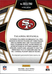 2023 Talanoa Hufanga Panini Select SELECT SIGNATURES PRIZM San Francisco 49ers #SELS-THU