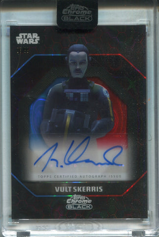 2024 Mario Vernazza as Vult Skerris Topps Chrome Black BLUE RED LAVA AUTO ENCASED 38/99 #ADS-MV