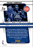 2024-25 Isiah Thomas Panini Prizm BLACK GOLD SHIMMER LEGENDS 2/8 #218 Detroit Pistons HOF