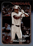 2024 Jackson Holliday Topps Chrome SEPIA REFRACTOR ROOKIE Baltimore Orioles #88