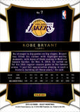 2015-16 Kobe Bryant Panini Select Los Angeles Lakers #7 3