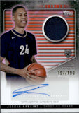2024 Jordan Hawkins Topps Midnight ROOKIE JERSEY AUTOGRAPH AUTO 197/199 New Orleans Pelicans #RJA-JDH