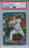 2019 Zack Thompson Bowman Draft Chrome SAPPHIRE EDITION BLUE REFRACTOR ROOKIE RC 32/99 PSA 10 #BDC104 St. Louis Cardinals 0909