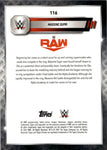 2025 Maxxine Dupri Topps Chrome WWE PURPLE GEOMETRIC REFRACTOR 04/10 #116 Monday Night Raw