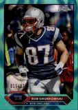 2023 Ron Gronkowski Topps Composite Chrome AQUA LAVA REFRACTOR 11/175 New England Patriots #27