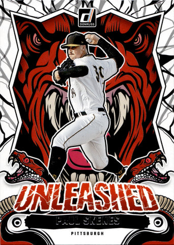 2024 Paul Skenes Panini Donruss UNLEASHED ROOKIE Pittsburgh Pirates #17