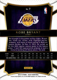 2015-16 Kobe Bryant Panini Select Los Angeles Lakers #7 4